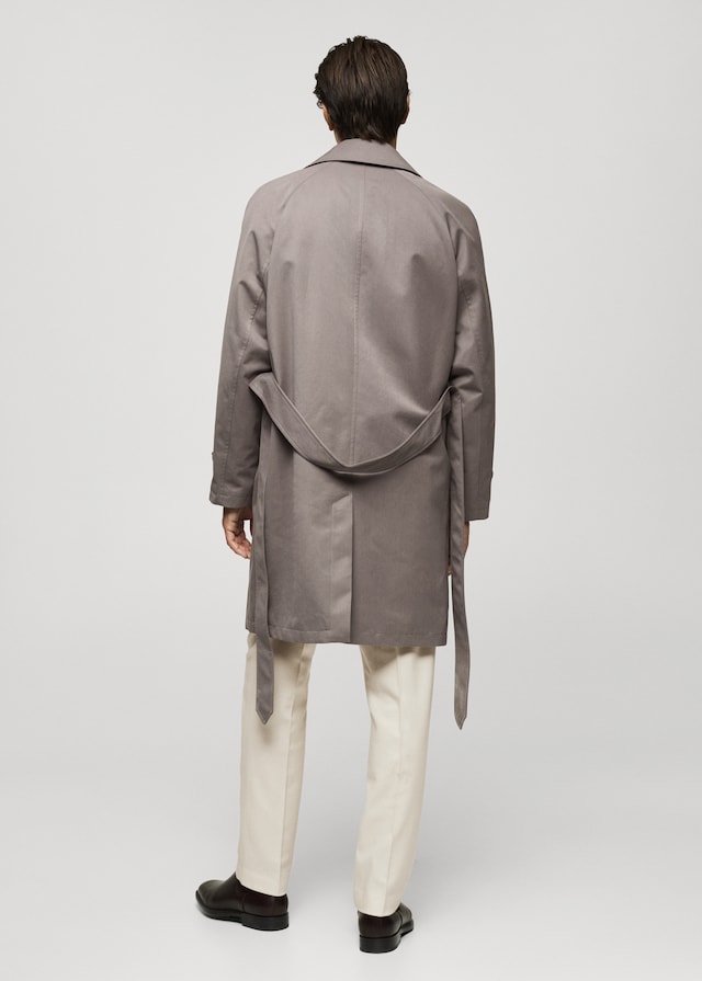 Mango Trenchcoat mit Gürtel und mattiertem Finish Discount Store für neue Produkte