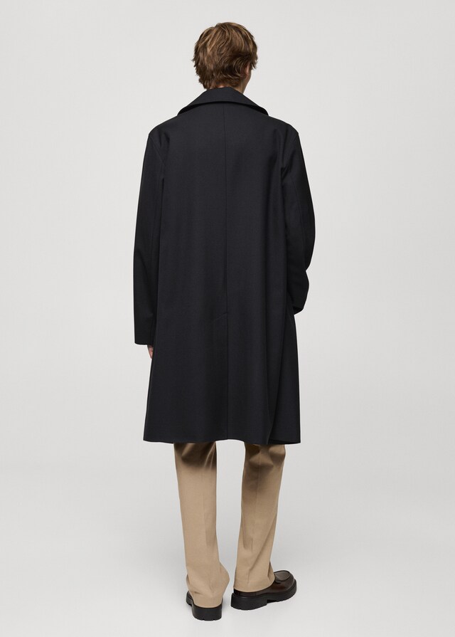 Mango Oversized-Trenchcoat aus Comfort-Stretch-Gewebe Super Rabatt