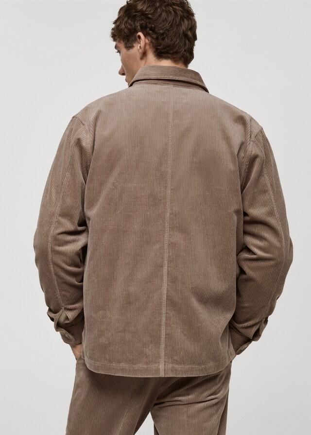 Mango Cord-Overshirt mit Taschen Clearance-Verkauf