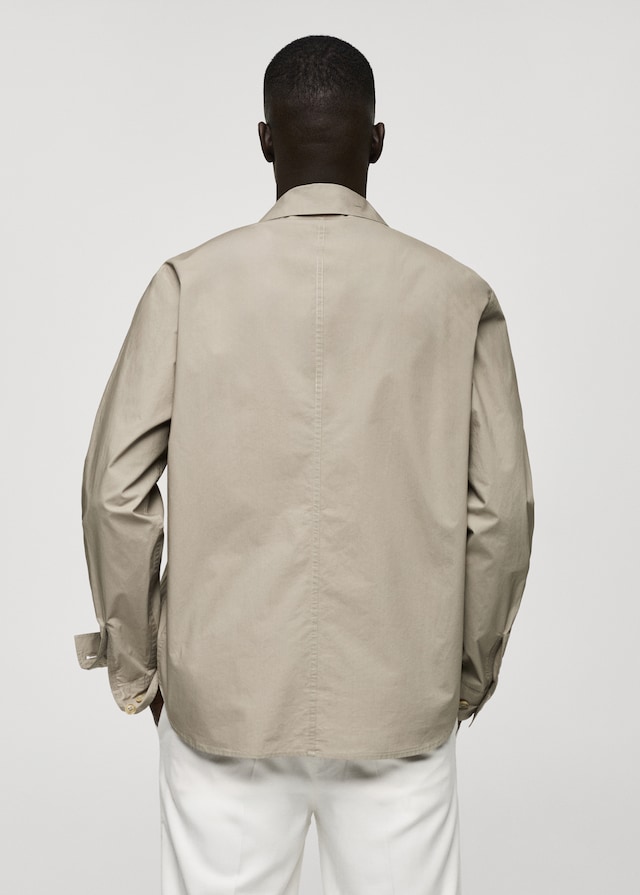 Mango Overshirt aus 100 % Baumwoll-Popeline Speichern exportieren