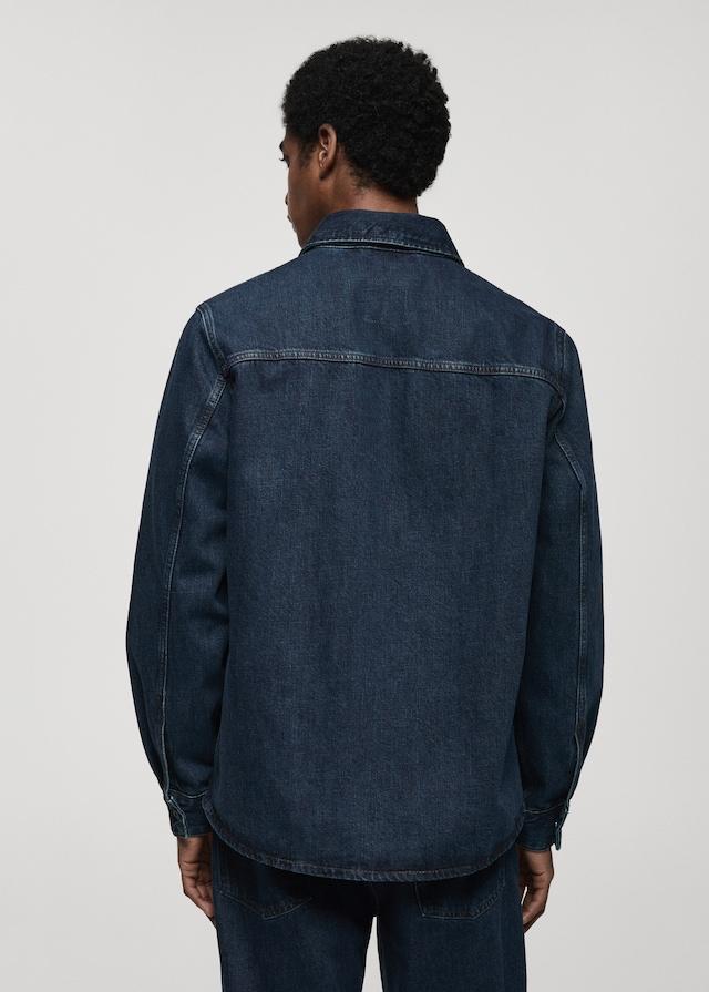Mango Regular-Fit-Overshirt aus Jeans Black Friday Preise