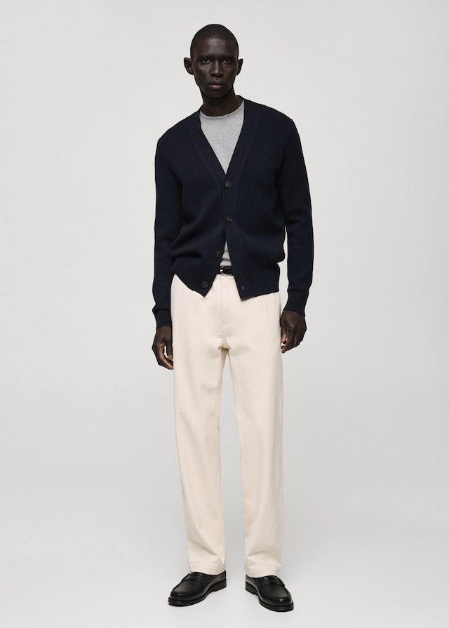 Mango Regular-Fit-Baumwollhose zollfrei