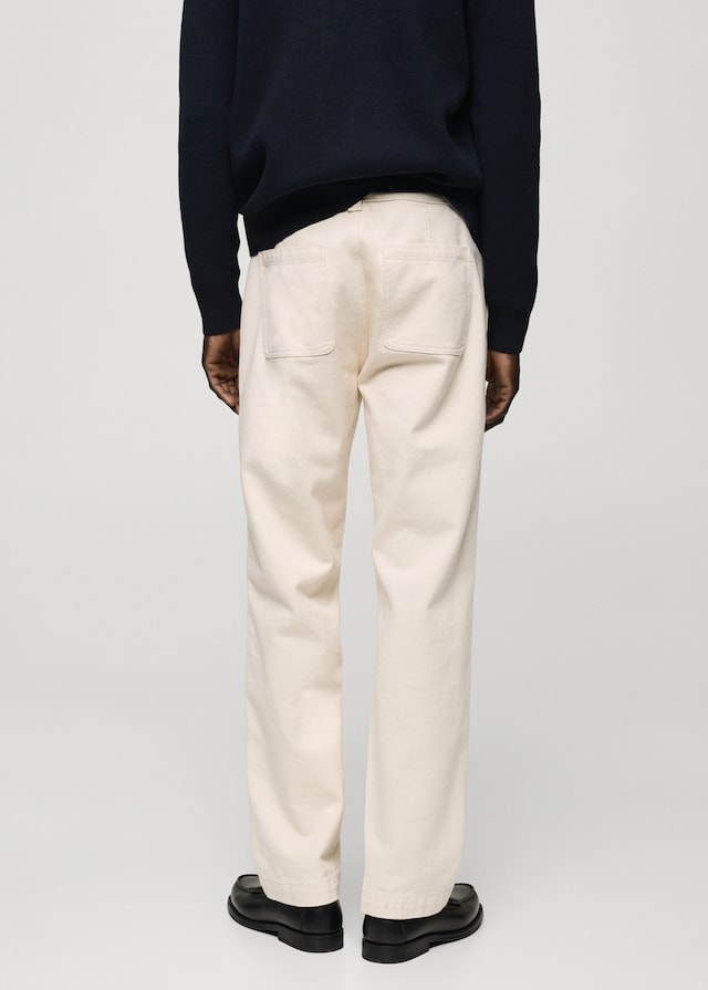 Mango Regular-Fit-Baumwollhose zollfrei