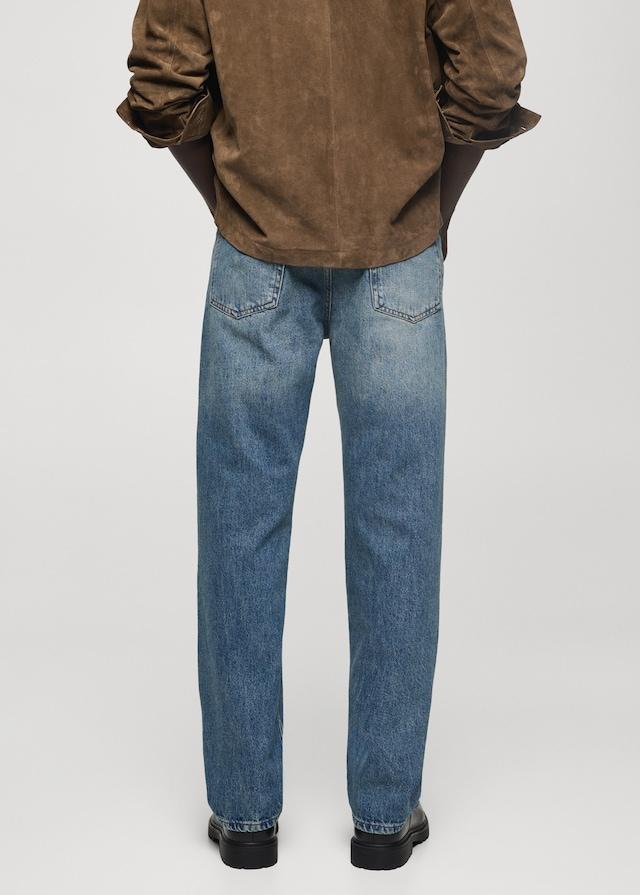 Mango Straight Fit-Jeans im Used-Look 50% Rabatt für begrenzte Zeit