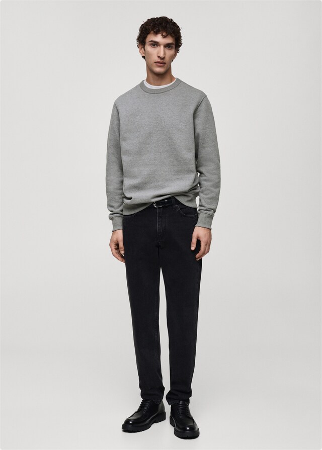 Mango Regular-Fit-Sweatshirt aus Baumwolle Online