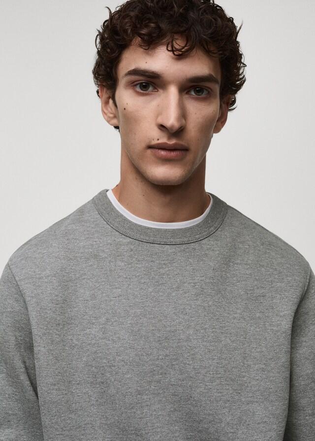 Mango Regular-Fit-Sweatshirt aus Baumwolle Online