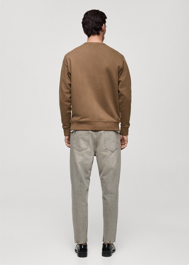 Mango Regular-Fit-Sweatshirt aus Baumwolle Auslauf