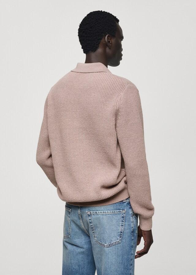 Mango Strickpoloshirt aus Baumwolle Hotsell