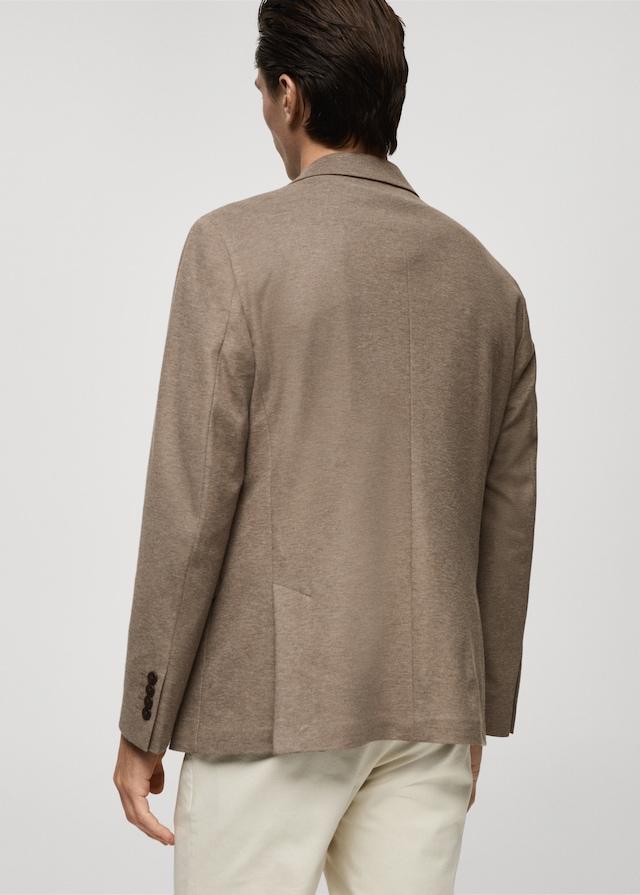 Mango Slim Fit-Blazer aus Baumwolle im Angebot