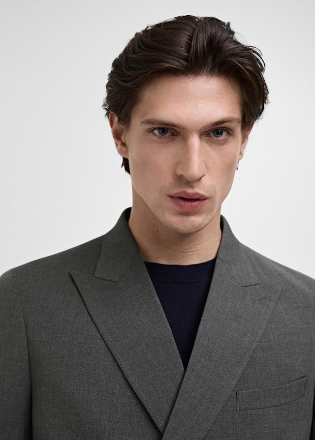Mango Zweireihiges Slim-Fit-Sakko Mónaco Fabrikverkauf