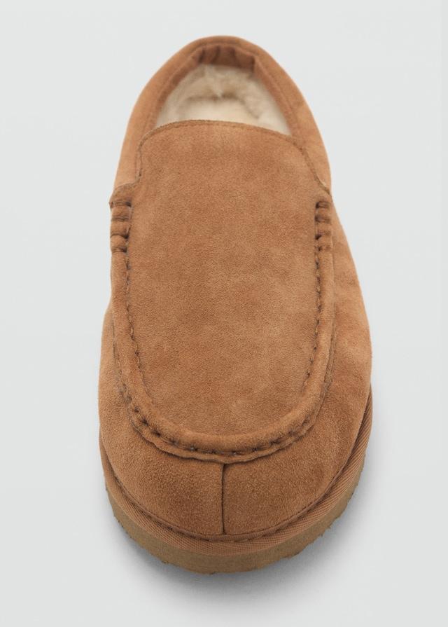 Mango Wildleder-Clogs mit Plüsch-Innenfutter Fabrikpreis