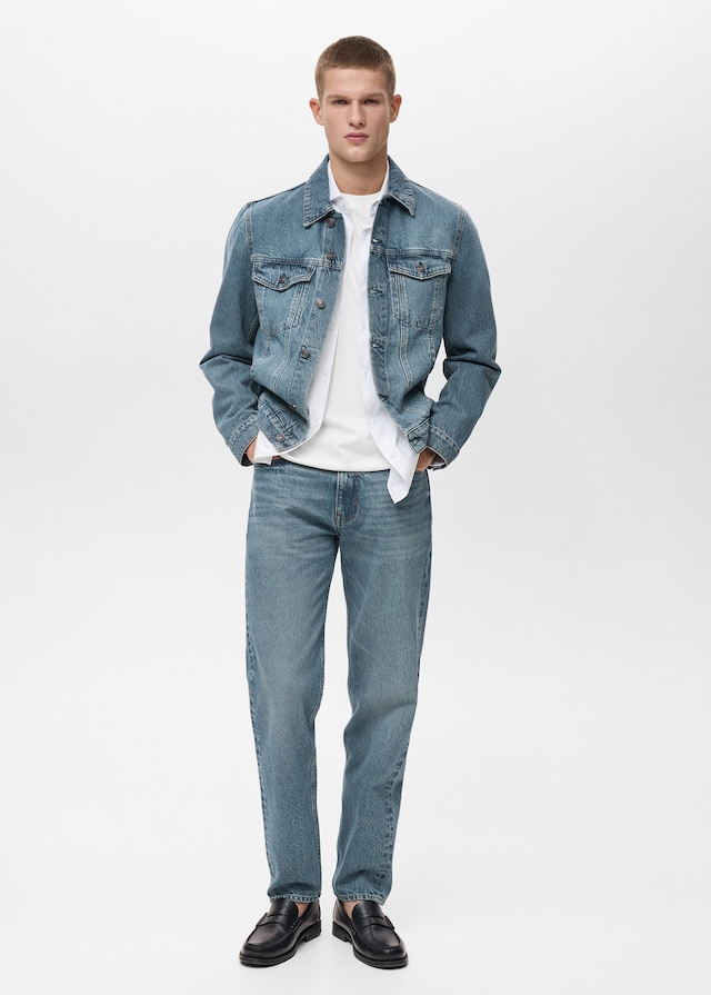 Mango Jeansjacke in Used-Optik Cyber Monday