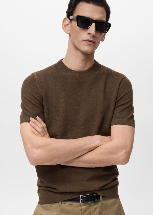Mango Feinstrickshirt aus Baumwolle Neueste Mode