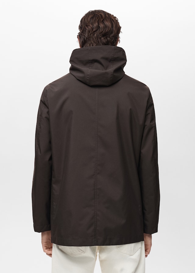 Mango Wasserabweisender Parka mit Kapuze Exklusive Angebote