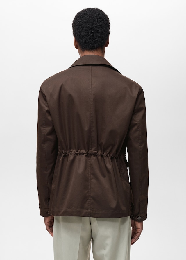 Mango Wasserabweisende Baumwolljacke Blitzangebot