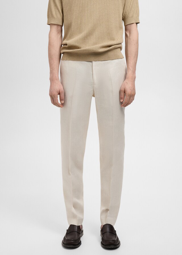 Mango Slim-Fit-Anzughose Amalfi aus 100 % Leinen Bestseller