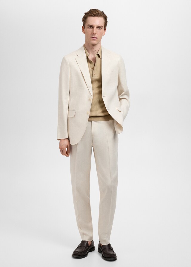 Mango Slim-Fit-Anzughose Amalfi aus 100 % Leinen Bestseller