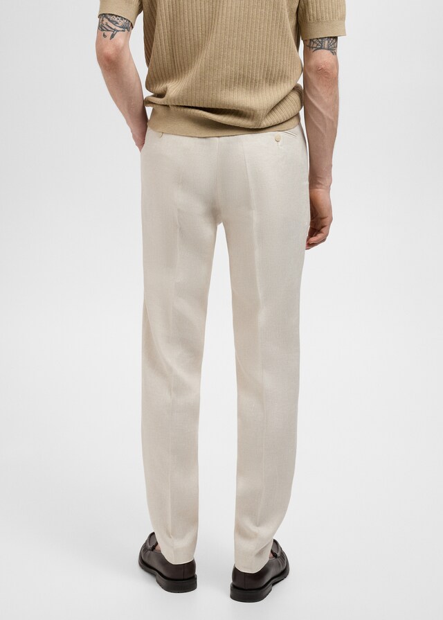 Mango Slim-Fit-Anzughose Amalfi aus 100 % Leinen Bestseller