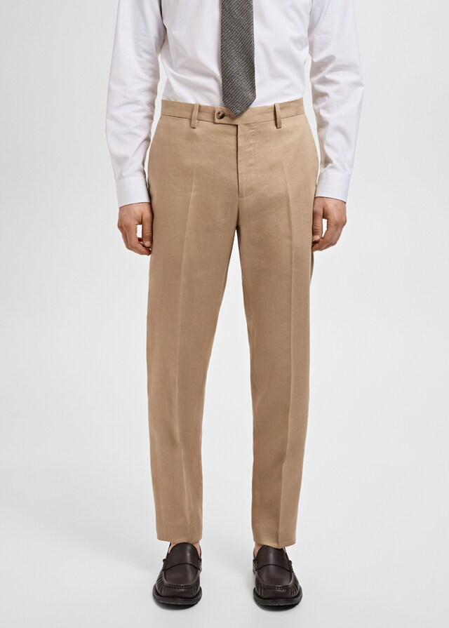 Mango Slim-Fit-Anzughose Amalfi aus 100 % Leinen Saisonale Angebote