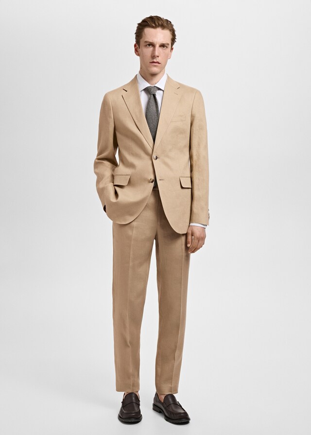 Mango Slim-Fit-Anzughose Amalfi aus 100 % Leinen Saisonale Angebote