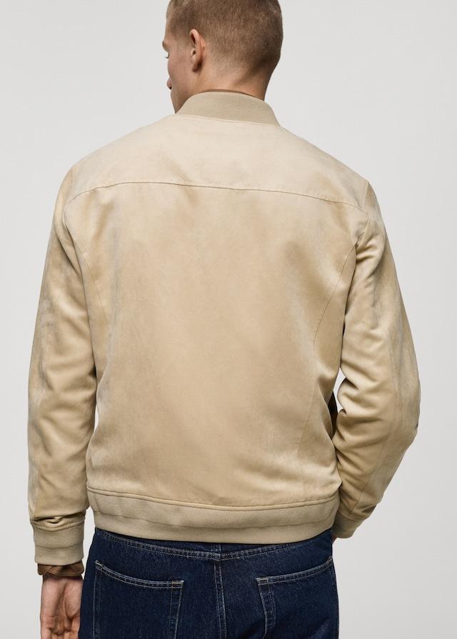 Mango Bomberjacke mit Wildleder-Effekt Räumungsverkauf