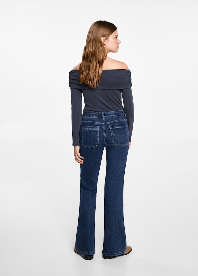 Mango Flared Jeans mit Taschen VIP-Rabatte