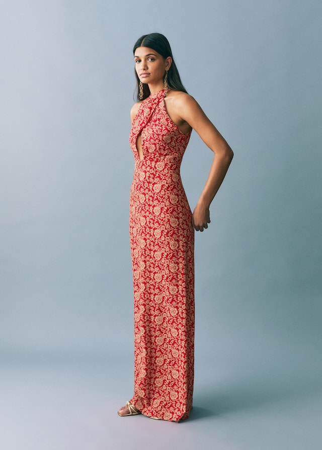 Mango Kleid mit Halfterkragen Letzter Tag