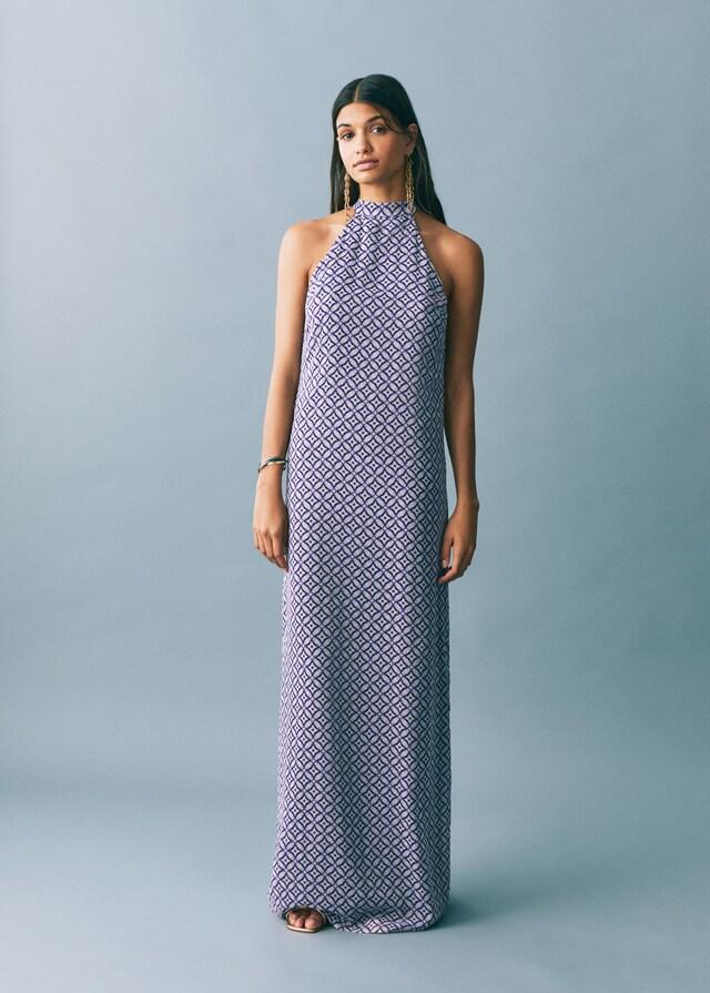Mango Kleid mit Halfterkragen Bis zu 65% Rabatt