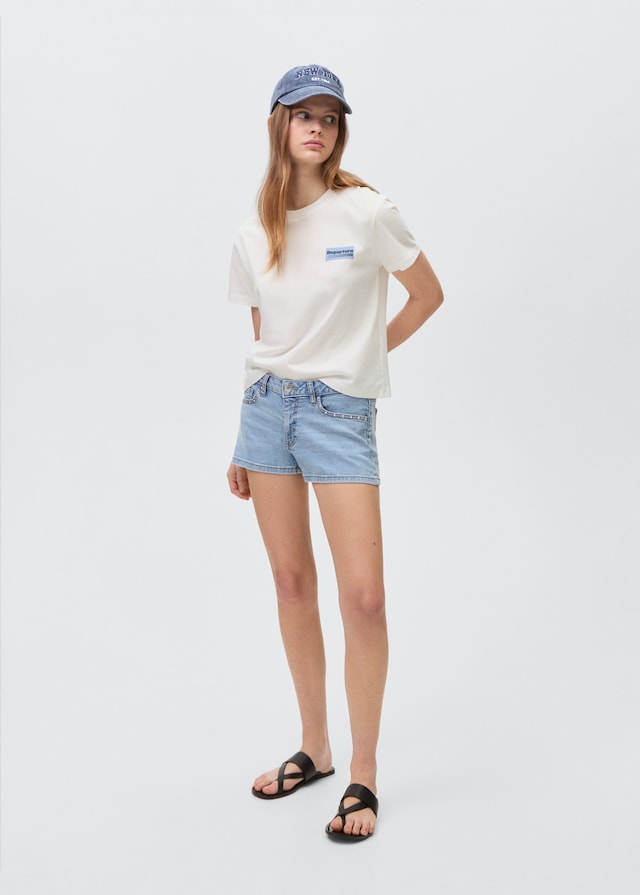 Mango Bedrucktes Baumwoll-T-Shirt Bis zu 55% Rabatt