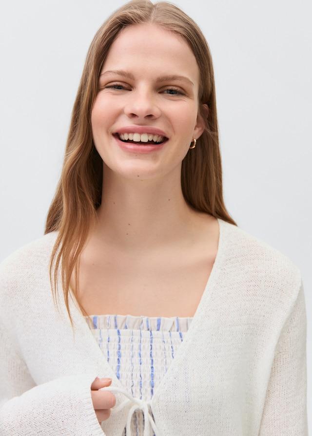 Mango Lange Strickjacke 2025