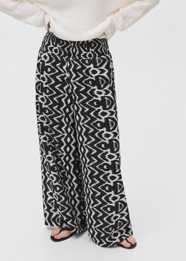 Mango Gerade Printhose Flash Sale