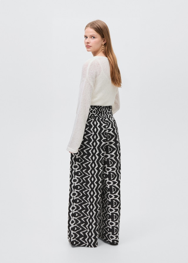 Mango Gerade Printhose Flash Sale