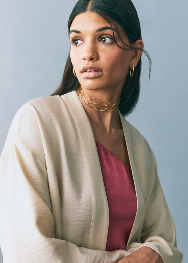 Mango Jacke im Kimono-Stil Saisonschlussverkauf