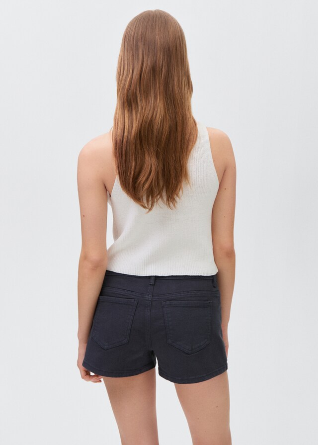 Mango Jeans-Shorts mit hoher Taille Vatertagsangebot
