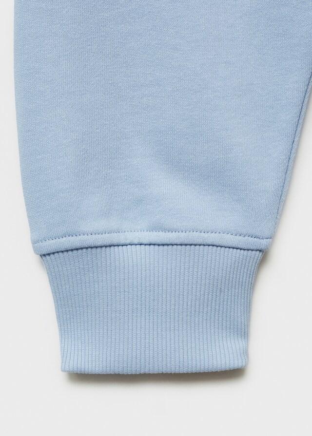 Mango Baumwoll-Sweatshirt mit aufgedrucktem Schriftzug Top Angebot