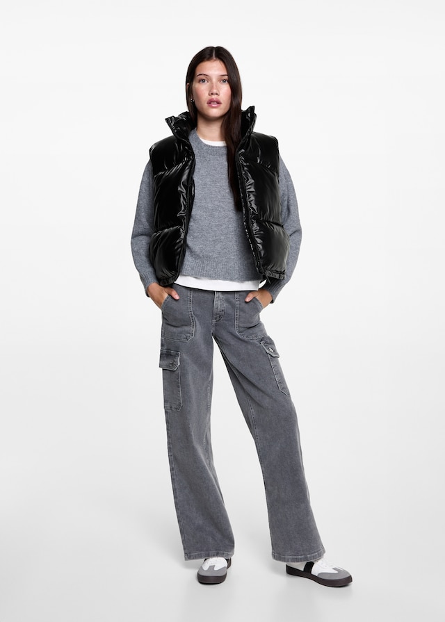 Mango Steppanorak mit Taschen Tägliche Deals