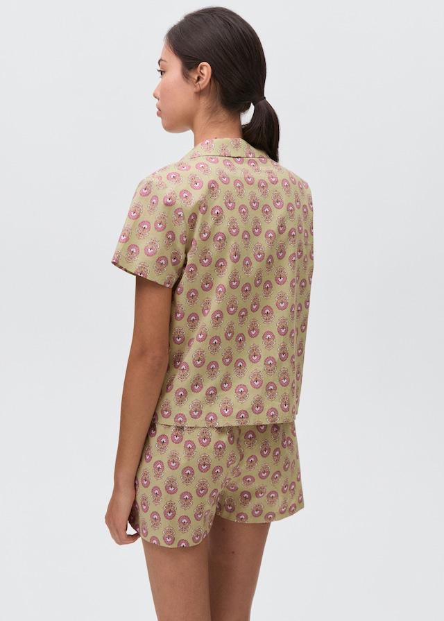Mango Pyjama-Pack aus gemusterter Baumwolle Super Sparpreis