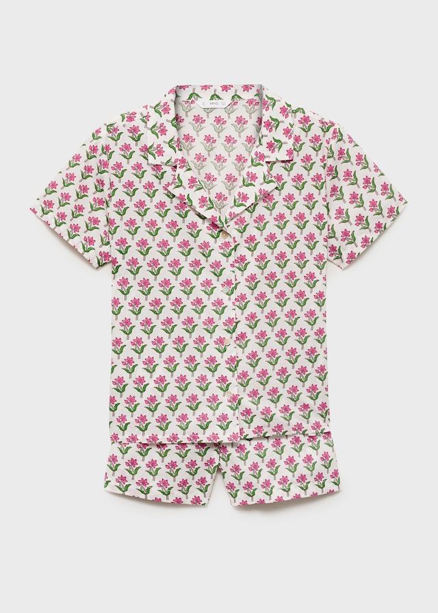 Mango Pyjama-Pack aus gemusterter Baumwolle Begrenzte Freigabe