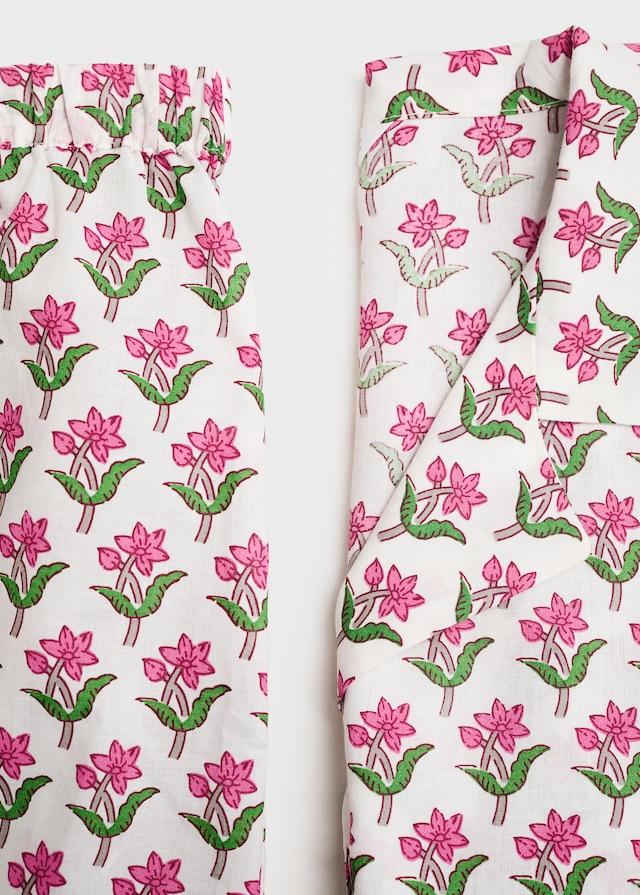 Mango Pyjama-Pack aus gemusterter Baumwolle Begrenzte Freigabe