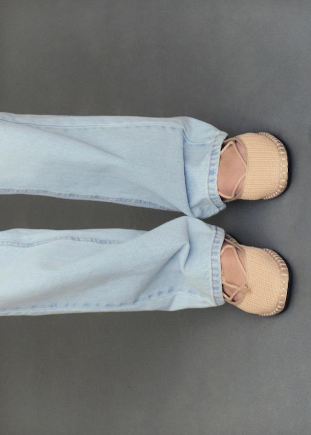 Mango Strick-Ballerina mit Schnürsenkeldetails Riesige Rabatte