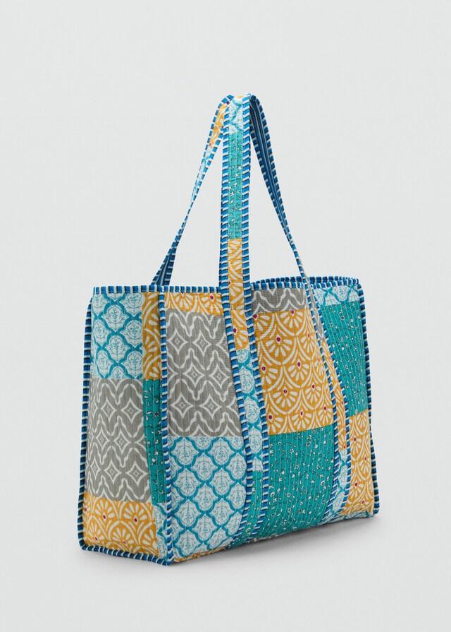 Mango Patchwork-Stepptasche Clearance-Verkauf
