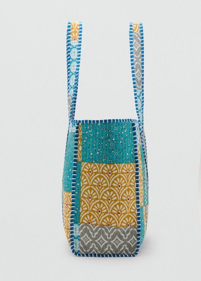 Mango Patchwork-Stepptasche Clearance-Verkauf