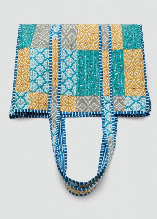 Mango Patchwork-Stepptasche Clearance-Verkauf