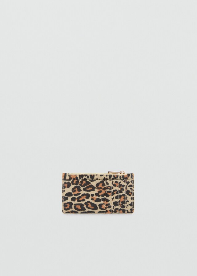 Mango Geldbörse mit Leder-Effekt und Leoparden-Print 2025