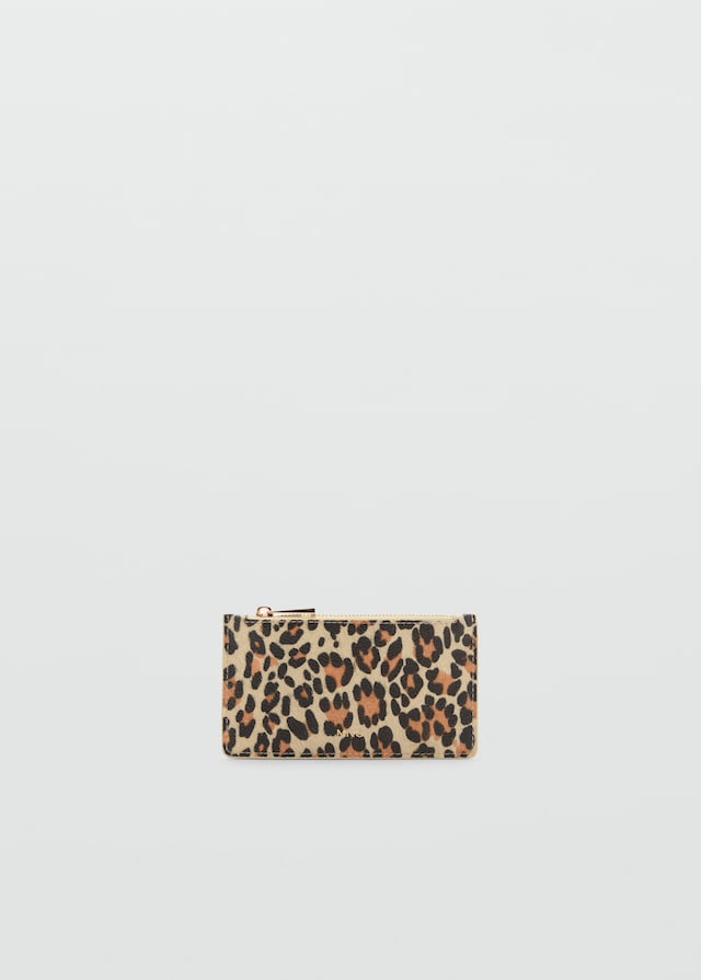 Mango Geldbörse mit Leder-Effekt und Leoparden-Print 2025