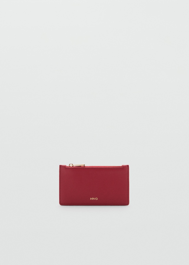Mango Portemonnaie mit Ledereffekt Online