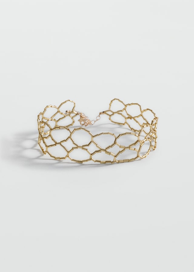 Mango Kristall-Chokerkette Fabrik Onlineshop