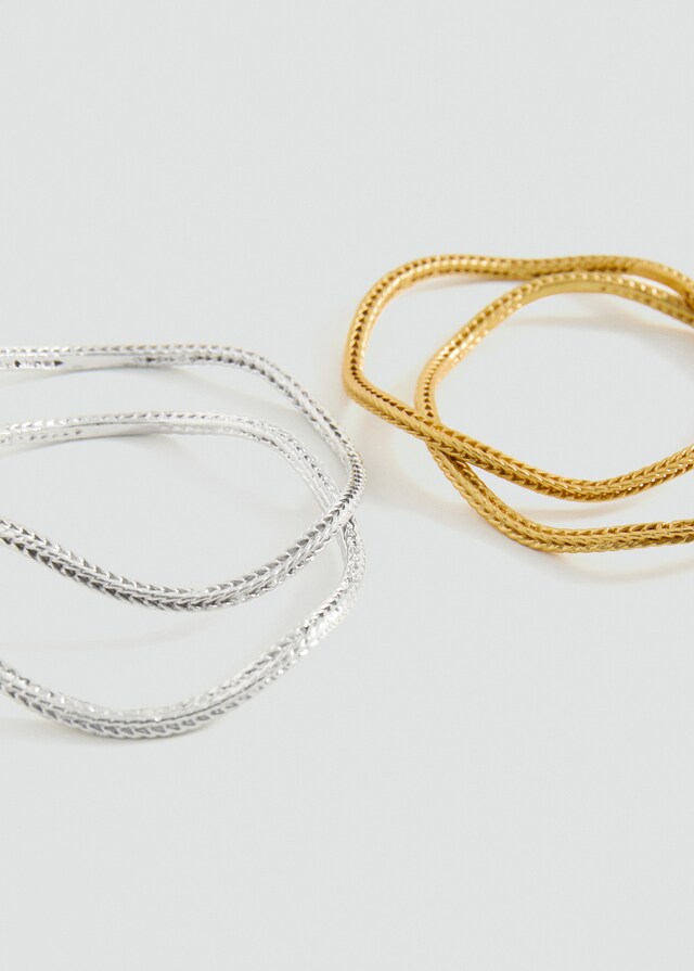 Mango Set mit Metallarmreifen Fabrikpreis