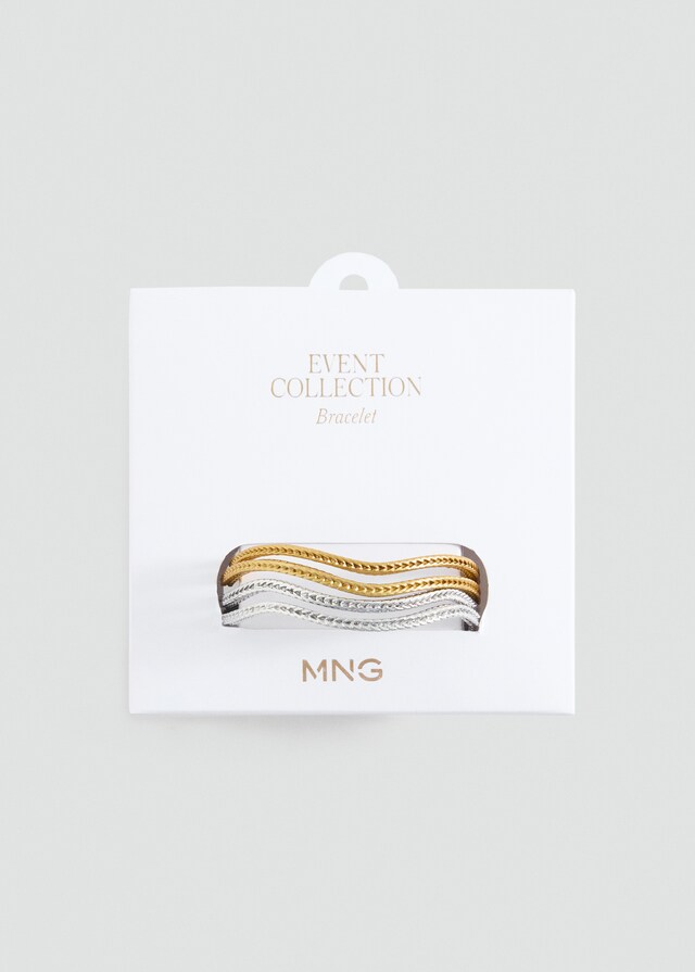 Mango Set mit Metallarmreifen Fabrikpreis