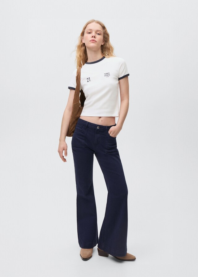 Mango Flared-Jeans Top Angebot